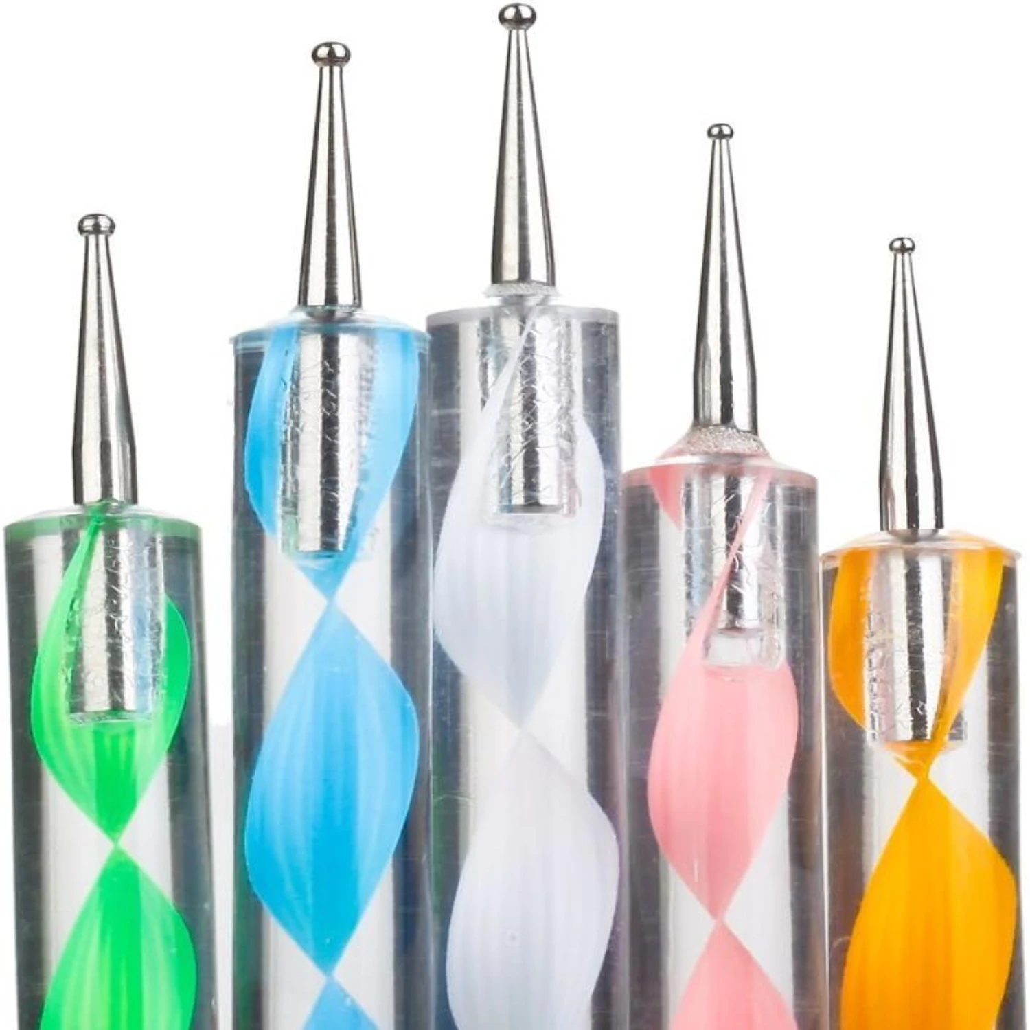 Experience Enhanced Crafting with Professional, Versatile 5-Piece COMIART Ball Stylus Set - Ideal for Nail Art, Sculpting, Embos 3