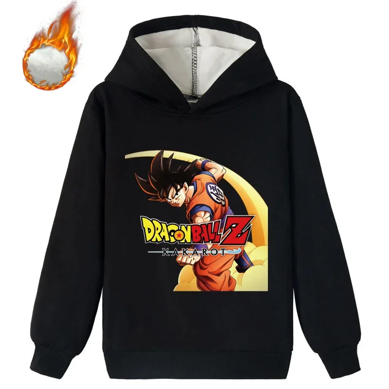 

Children's Clothing Printed Fashion Dragon Ball Fleece Hoodie Sweatshirt Tiny Cottons Kids Winter 2024 Best Gift for Christmas