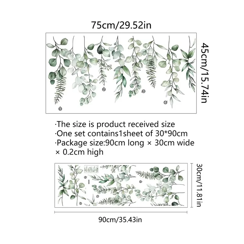 Glass Stickers Plant Flowers Flower Living Room Window Theme Decorative Wall Stickers Window