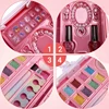 Girl Simulation Pretend Princess Makeup Toys Play House Children Cosmetics Lipstick Eyeshadow Set for Kids Cosplay Game 4