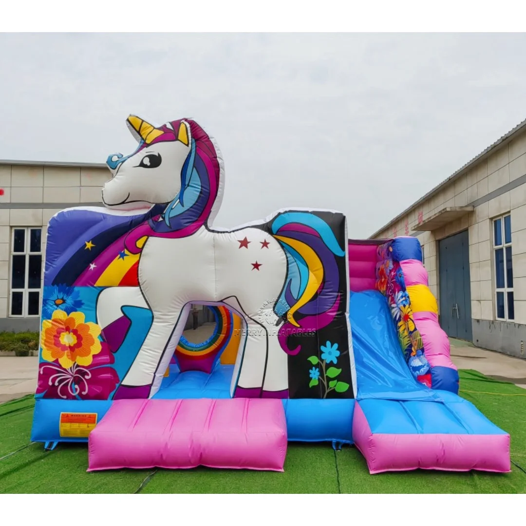 Unicorn Jumping House gonflable ch&acirc;teau juegos inflables Bounce house air jumping house cartoon castle Kids bounce castle