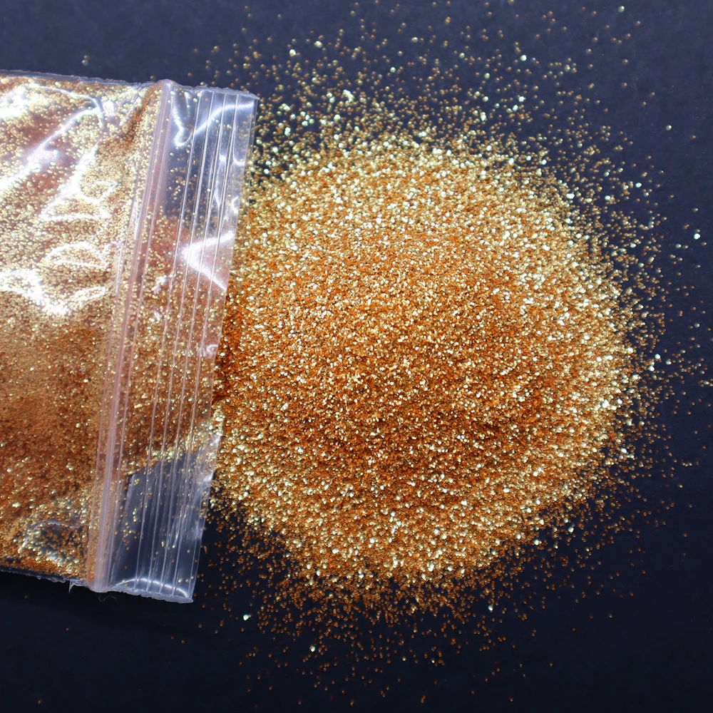 Luxurious Champagne Silver & Gold Fine Nail Glitter Powder