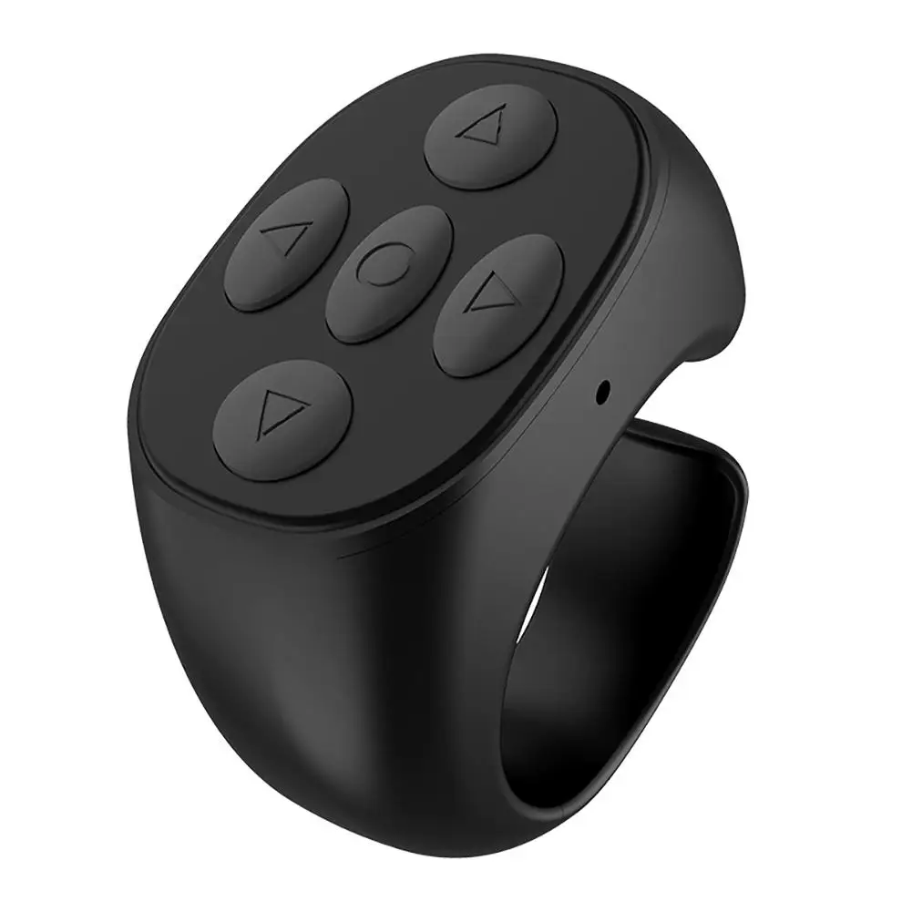 Ring Remote Control Portable Bluetooth-compatible Mobile Phone Selfie Timer Page Turner Controller