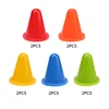 10 PCS Multiple Colors Plastic Cones Soccer Training Cones Roller Skating Training Football Training Equipment 6