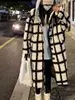 Plu Thiened Long Hooded Coat Autumn Winter New Sle Women's Korean Version Loose Fit High Waist Commute Casual Coat