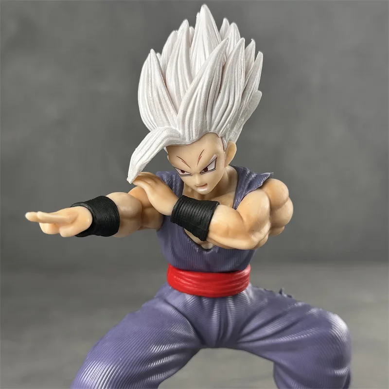 Nuovo 17cm Anime Dragon Ball Beast Figure White Hair Son Gohan Figurine PVC Action Figures Collection Model Toys regalo per bambini