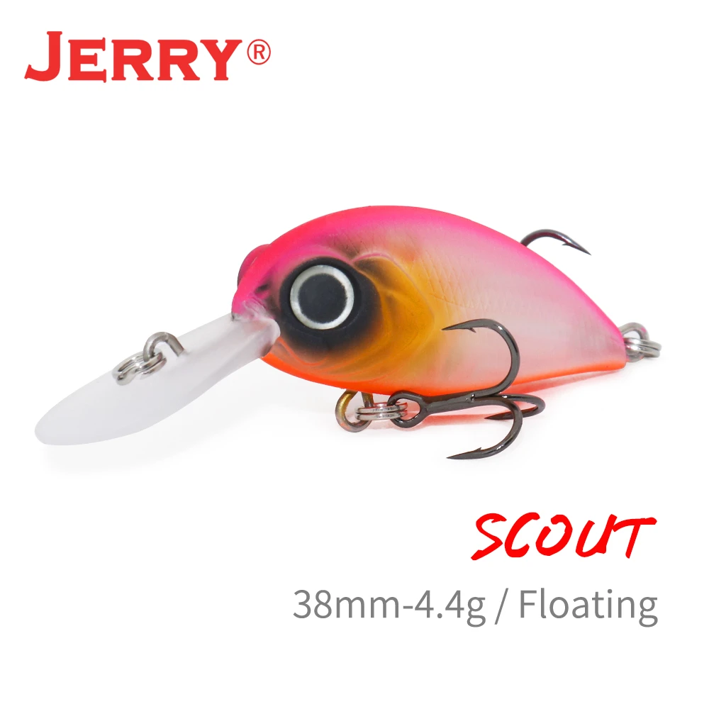 Jerry Scout Ultralight Floating Wobbler Deep Diving Artificial Bait