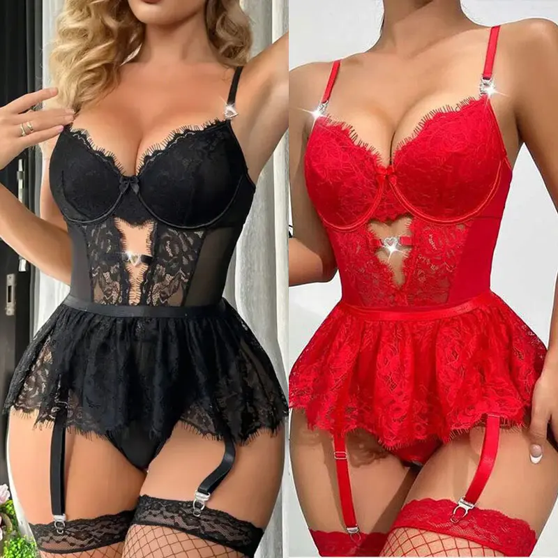 Lenceria Mujer Sexy sujetadores push-up trajes Sexy sujetador bragas conjunto G-string liguero. 1 Lenceria Mujer Sexy sujetadores push-up trajes Sexy sujetador bragas conjunto G-string liguero. 1