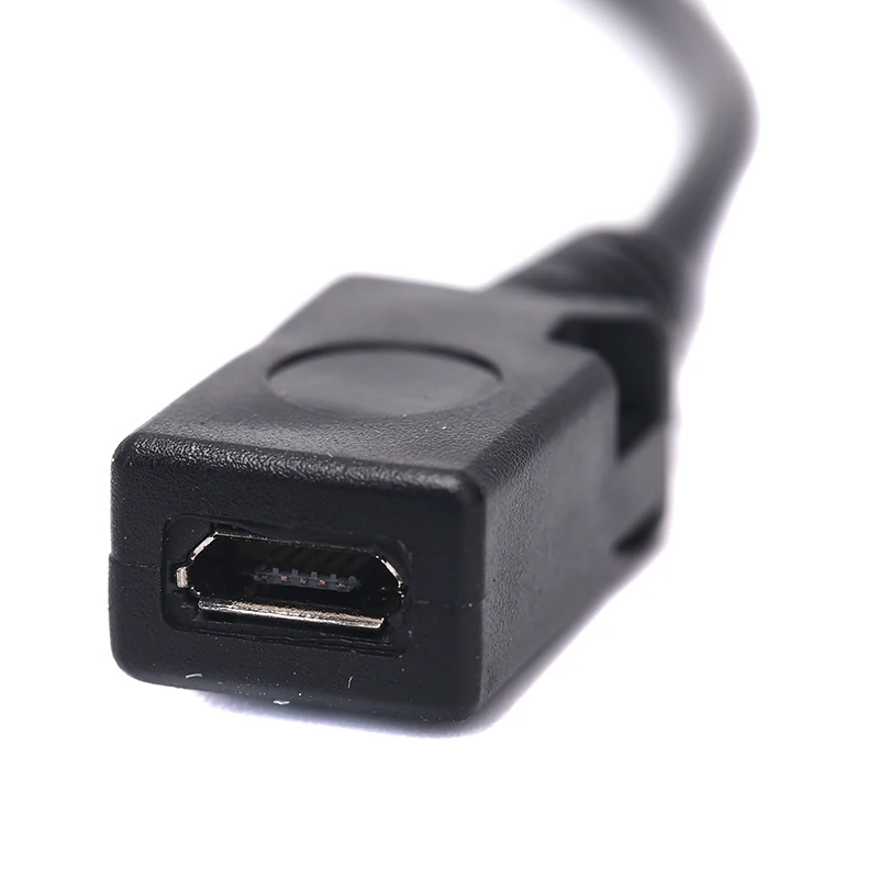 OTG Power Splitter Y Cable Micro USB Male to USB A Male Female Adapter Cord