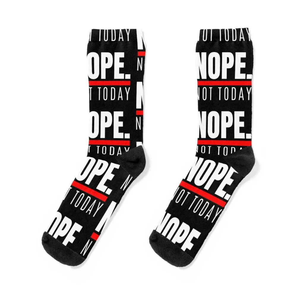 

NOPE. Not Today Socks kawaii funny sock Socks For Man Women's
