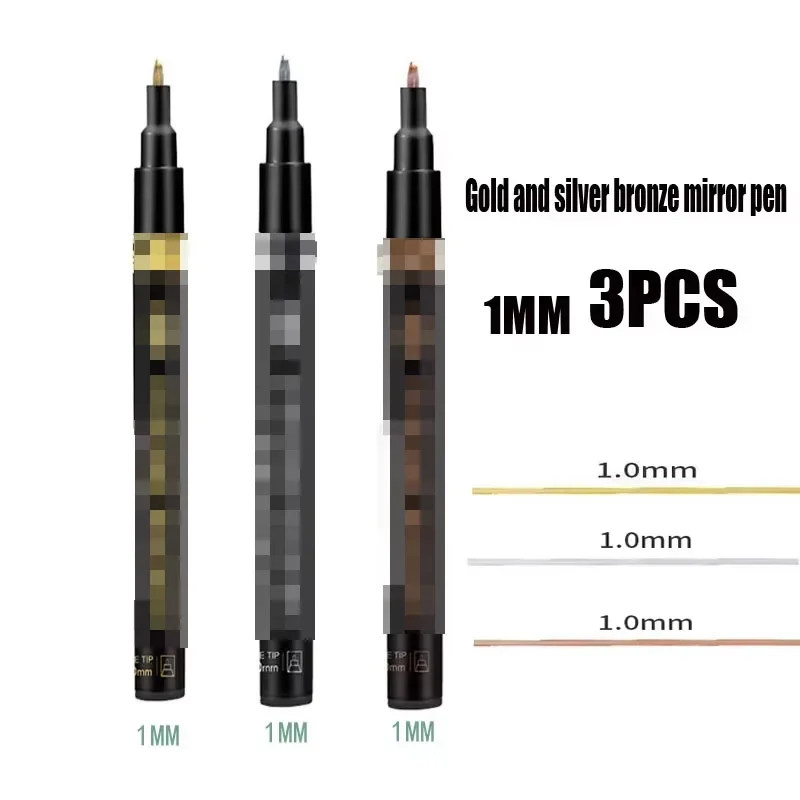 Electroplating Mirror Silver Touch-Up Paint Pen - Waterproof & Durable