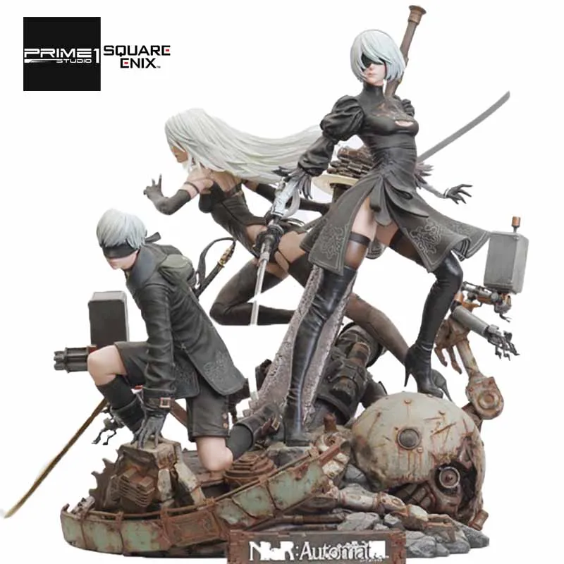 Original Prime 1 Studio, Genix 2B NieR: Automata P1S 9S A2 2B GK, personagem  de animação modelo, estoque genuíno - AliExpress