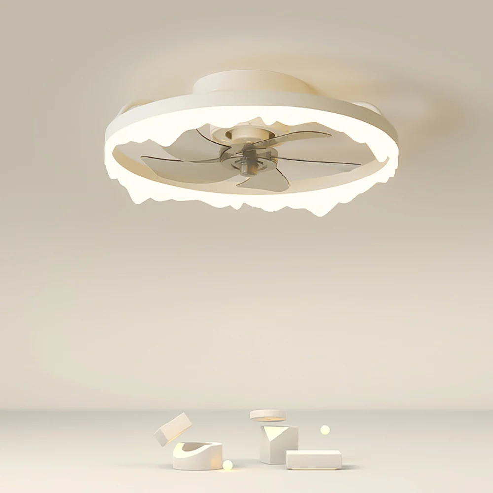

Creative design 50cm 50W ceiling fan lamp White light Warm light Neutral lights fan lamp modern bedroom decorative ceiling lamps