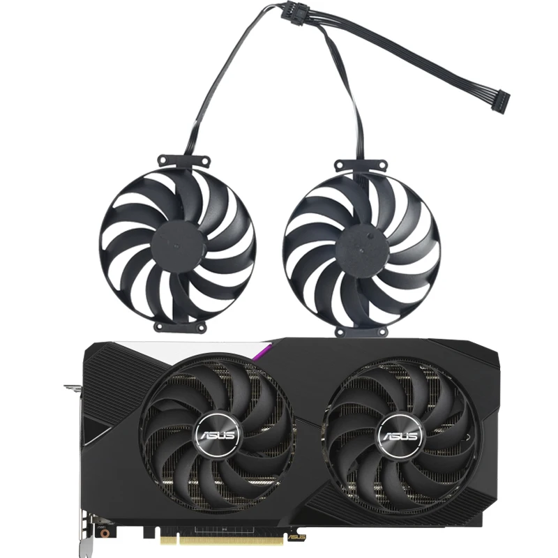 Sostituzione Ventola Di Raffreddamento 95Mm T129215Su Per Asus Dual Geforce Rtx3060 Ti 3070 V2 Rtx3070 3060Ti Ventola Di Raffreddamento Della Scheda V