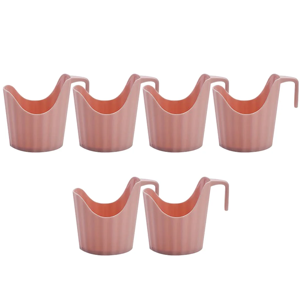 6 Pcs Cup Holder Anti-scalding Coaster Office Coffee Paper Outdoor Holders For Takeout Beverages White Tea