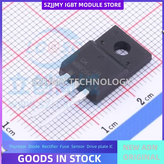 

100 шт./партия MBRF2045CT B2045G TO-220F 20A45V новый оригинальный микроконтроллер хорошая цена и качество