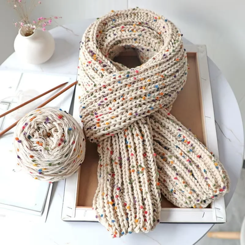 50g/Roll Rainbow Beans Wool Yarn Cute Yarn Knitting Thread DIY Craft Scarf Sweater Knitted Yarn Sewing Accessories A3-1 5