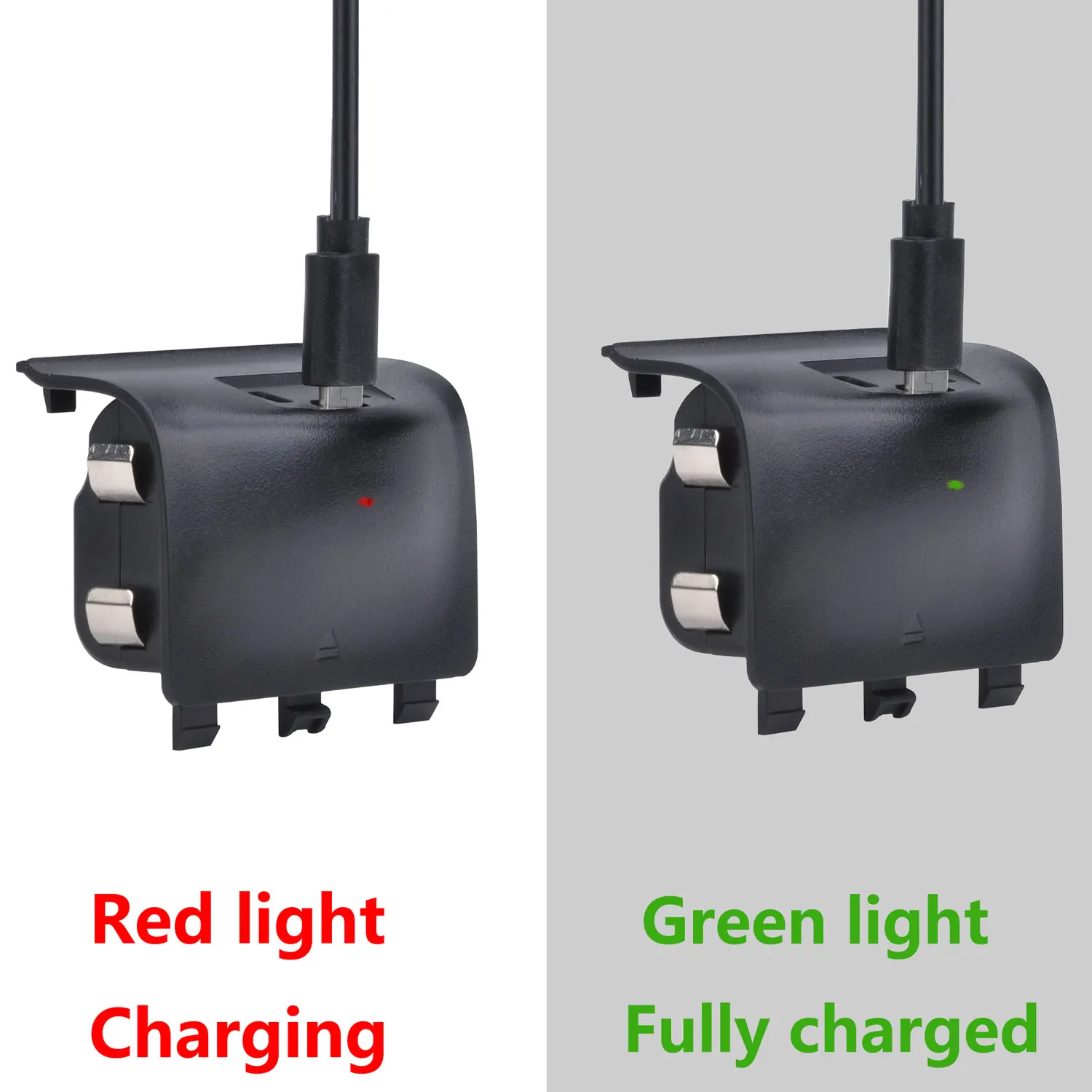 Xbox Series X/S Battery Pack 2-Pack With 2 in 1 Charging Cable Game Console Battery