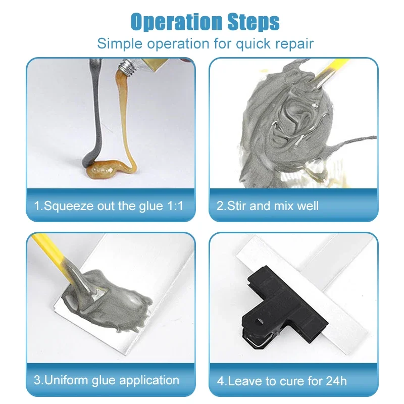 High-Strength Heat-Resistant Cold Welding Metal Repair Adhesive