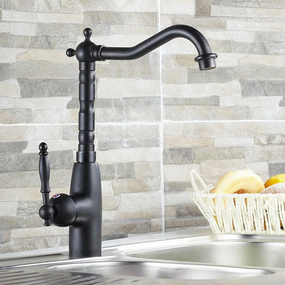black-oil-rubbed-bronze-antique-brass-kitchen-wet-bar-bathroom-vessel-sink-faucet-swivel-spout-mixer-tap-single-hole-one-handle