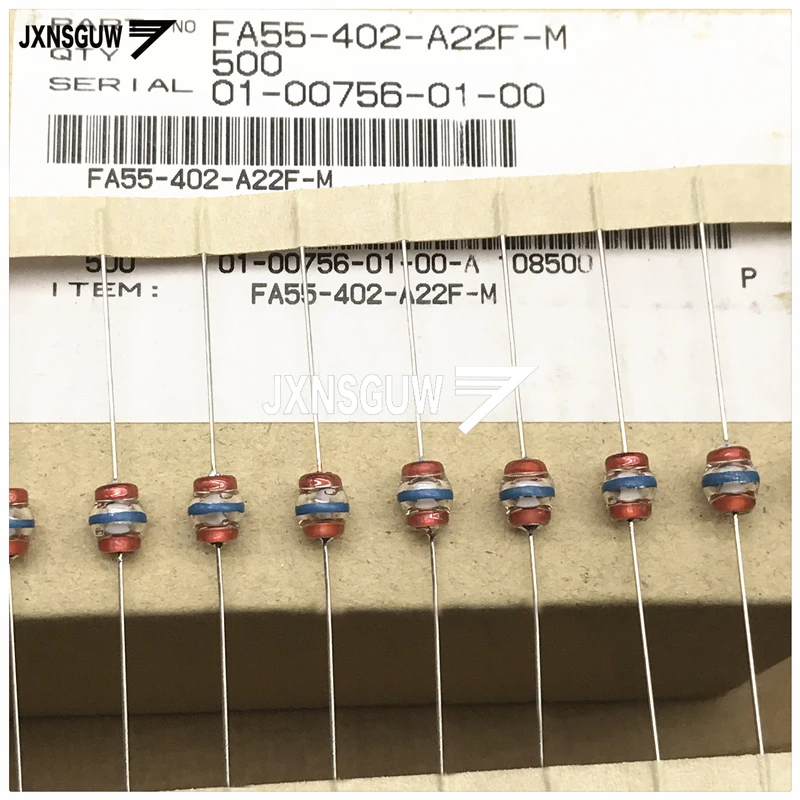 

10 шт. Оригинальный Диод Φ 4000 в, диаметр 5,5 мм, Длина 7 мм, стеклянная Газоразрядная трубка, фотодиод DSA301LC