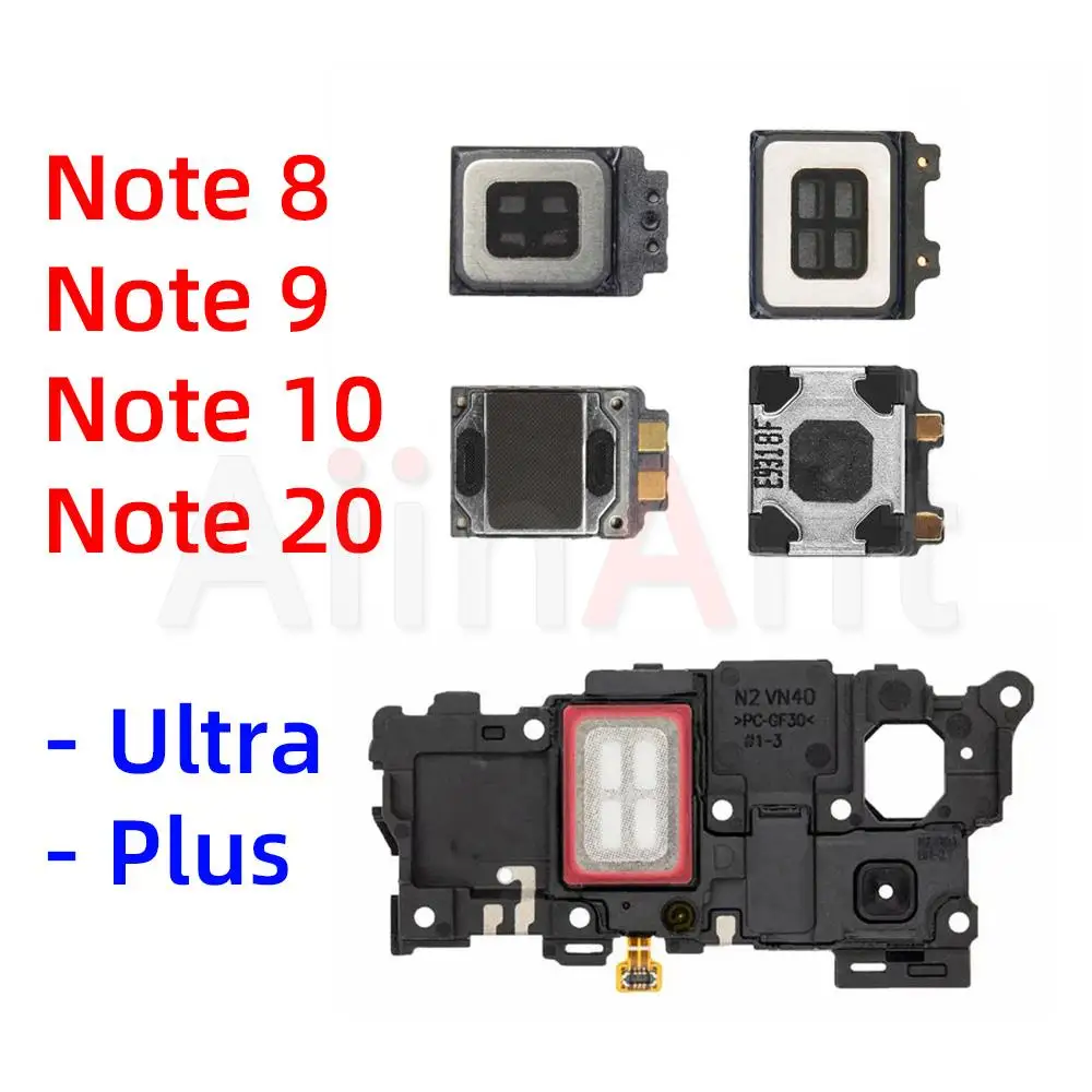 

Aiinant Top Earpiece For Samsung Galaxy S20 S21 Note 8 9 10 20 Lite Plus Ultra Front Ear Phone Earphone Speaker Flex Cable