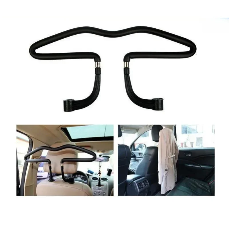 Car Seat Coat Rack Hanger Auto Headrest Clothes Hanging Holder Stand For Travel Jackets Bags