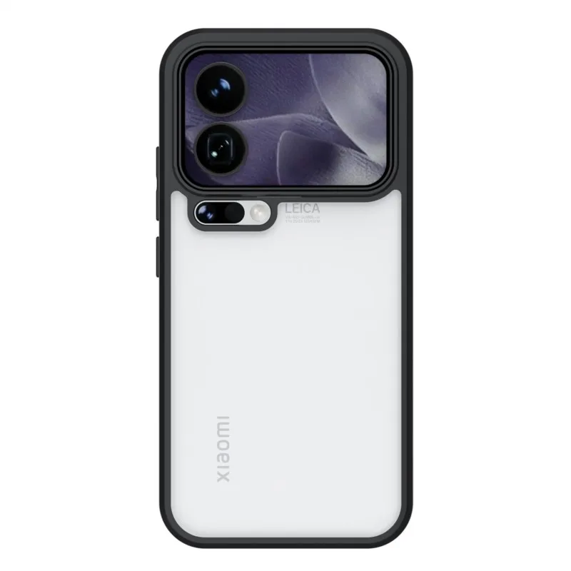 Transparent Black Frame Anti-Shockproof TPU Case