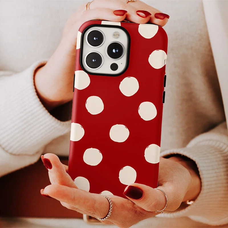 Stylish Shockproof Phone Case with INS Grid Pattern & Cute Flower Design
