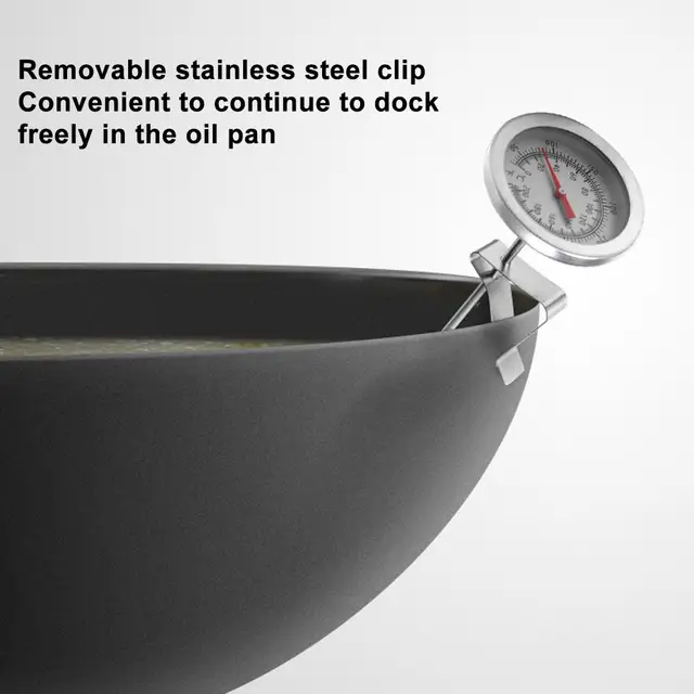 Stainless Steel Frying Oil Thermometer Fryer  Kitchen Specialty Tools -  Stainless - Aliexpress