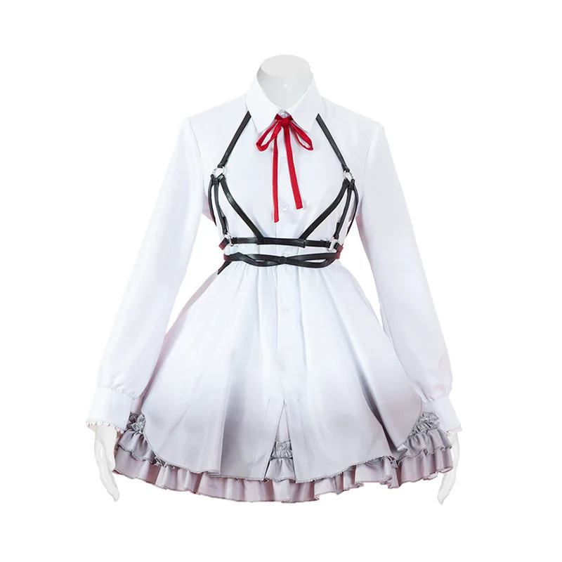 

Project Sekai Colorful Stage Feat Cosplay Costume STILL WITH U Uniform Outfits Punk Lolita Ruffle Dress Long Sleeve Drop Ship