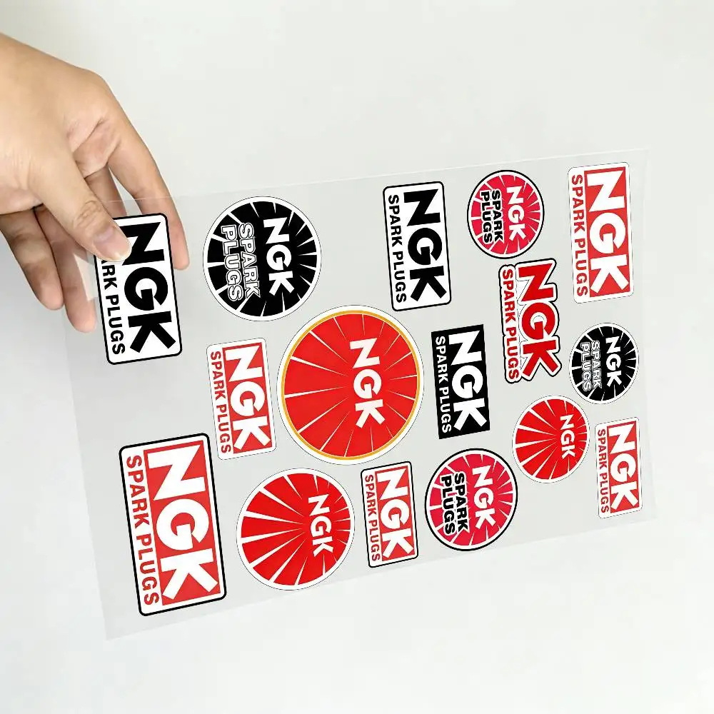 NGK 방수 반사 오토바이 스티커, 쉽게 떼어낼 수 있는 오토바이/자동차용 데칼