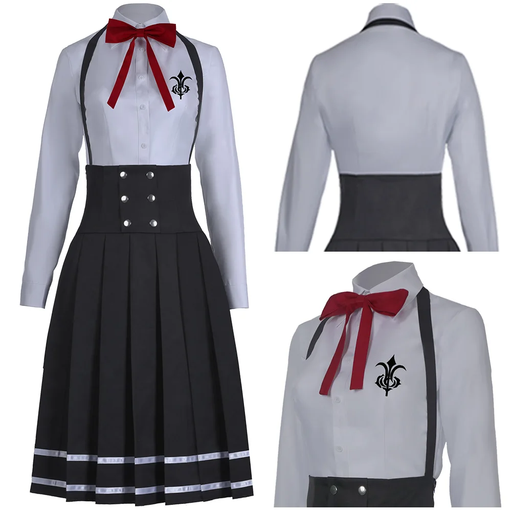 Костюм для косплея Danganronpa V3 Shirogane Tsumugi униформа JK платье лолиты девочек Женский