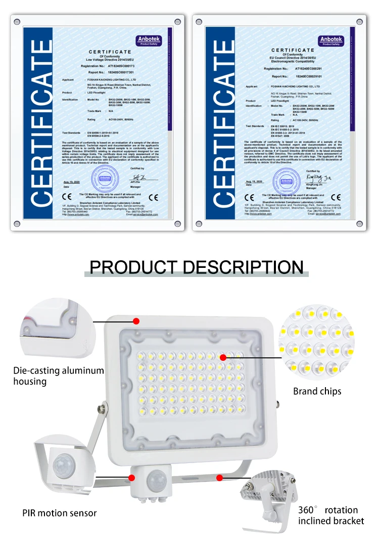 solar security light with motion sensor KCD 50W Outdoor Lighting Buitenlamp Met Sensor 220V Eclairage Exterieur Led White Luz Exterior Iluminação Led Lumiere Exterieur outside flood lights