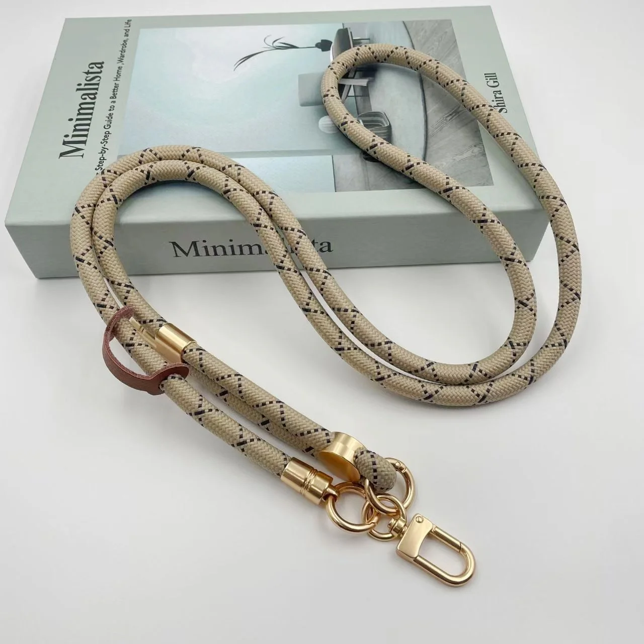 Adjustable Detachable Neck Cord Lanyard with Carabiner and Card Holder, 150cm Length