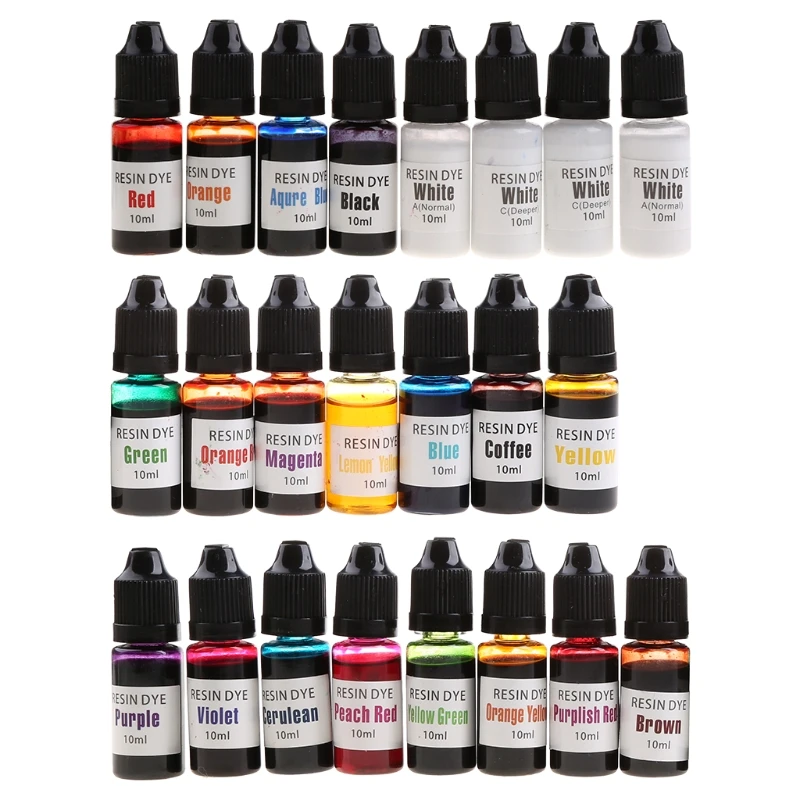 

23 Colours Epoxy Pigment Liquid Colorant Dye Diffusion Resin Jewelry Making Drop Shipping