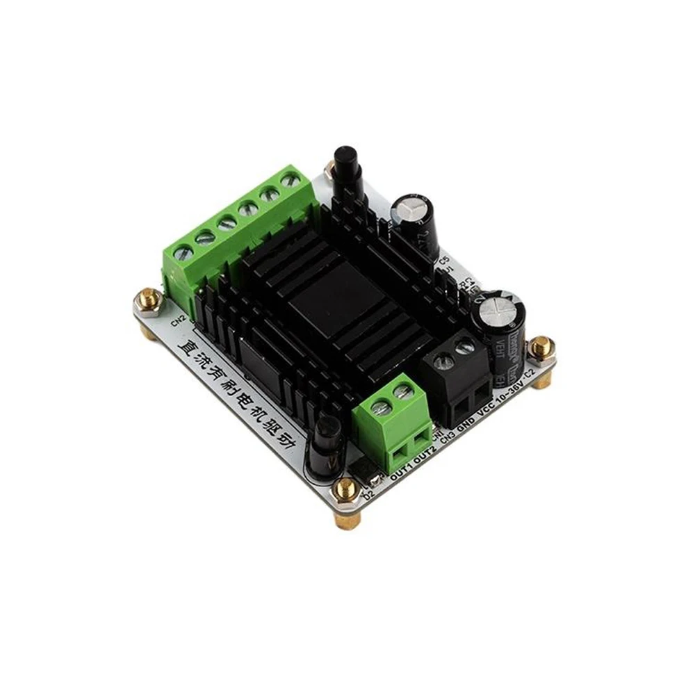 DC Brush Motor Driver Dual Way H-bridge Motor Drive Module 10-36V Brush ...