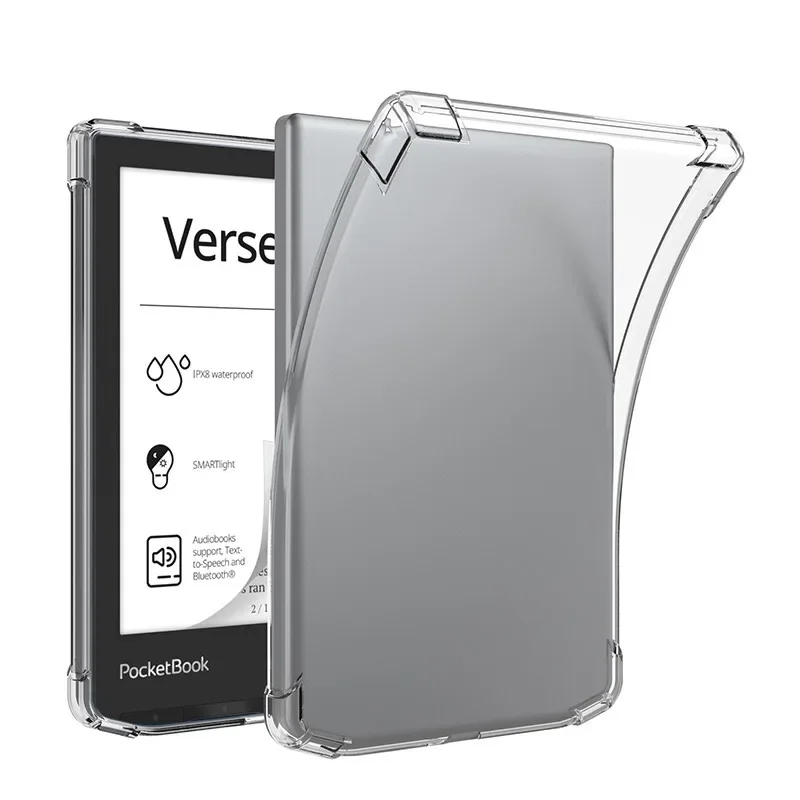 Clear Shockproof TPU Back Cover with Airbag Protection