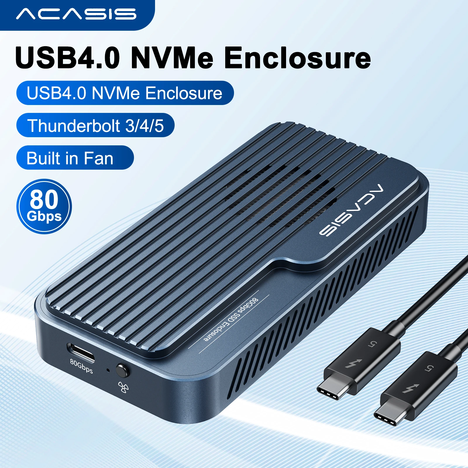 ACASIS 80Gbps外付けケースThunderbolt5 おまけ0.3m ACASIS 80Gbps外付けケースThunderbolt5 おまけ0.3m