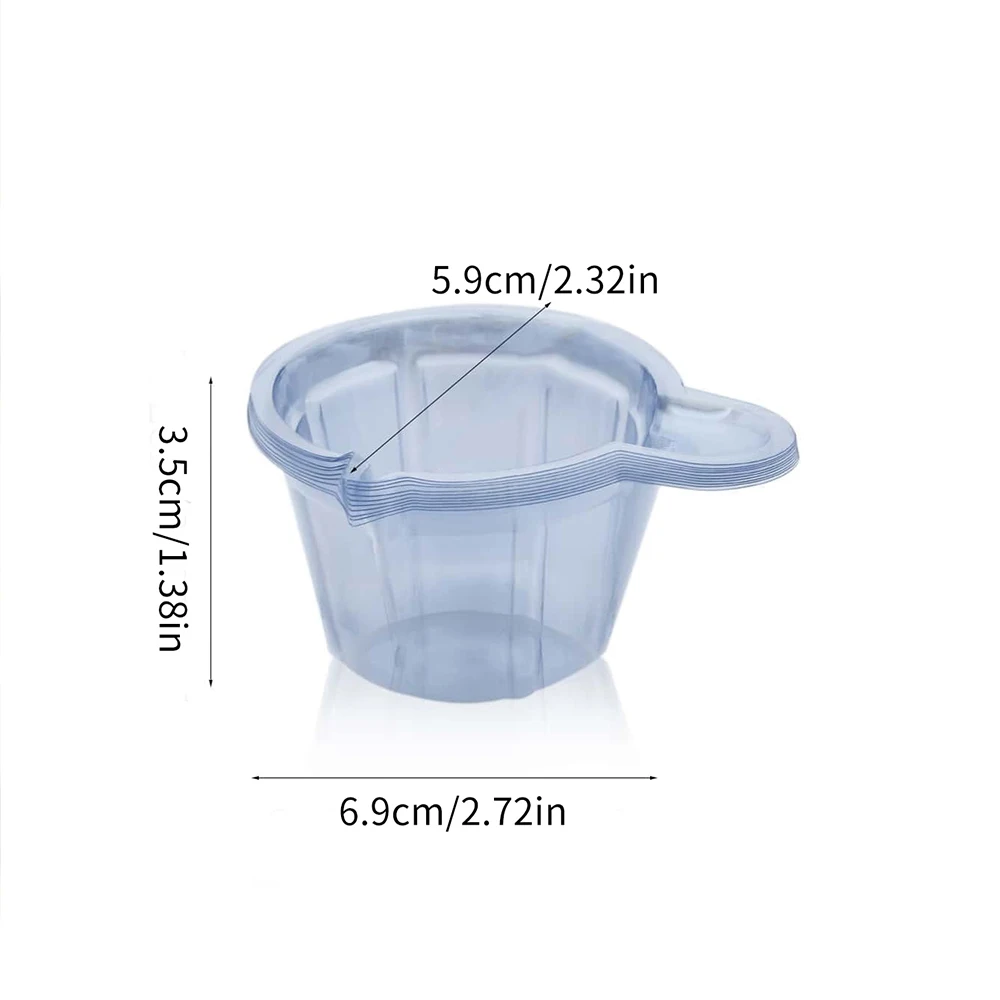 50/100Pcs 40ML 일회용 컵 디스펜서 플라스틱 컵 DIY 에폭시 수지 쥬얼리 제작 액세서리