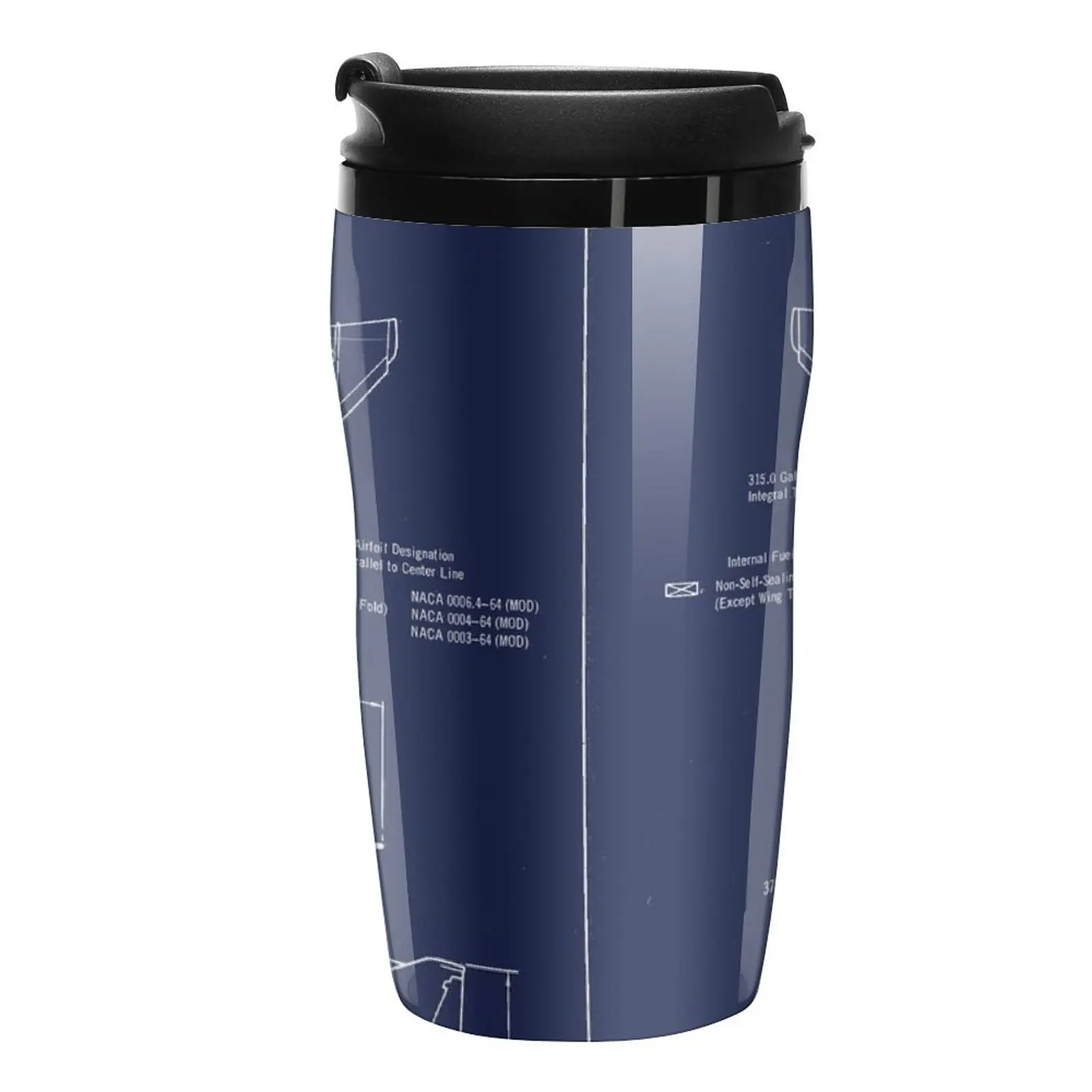 

New F-4 Phantom II Blueprint Travel Coffee Mug Coffee Cups Mate Cup