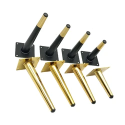 4PCS Foot Support For Furniture TV Coffee Table Chair Bed Cabinet Legs Bed Foundation Frame Sofa Anti-vibration Iron Legs