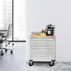 Seville Classics UltraHD Heavy Duty Rolling Cabinet Workbench Table w/Solid Wood Top Workstation for Garage, Office, Workshop 6