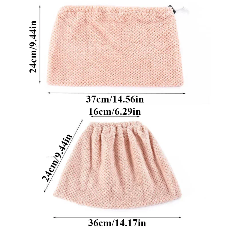 Multi Function Coral Velvet Broom Cover Cloth Floor Mop with Reusable Microfiber Absorbent Mop Household Cleaning Accessories