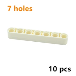 High-Tech DIY Building Blocks: Thick Liftarm Beam with Arm Holes - Creative Toy Accessories (32524-A04)