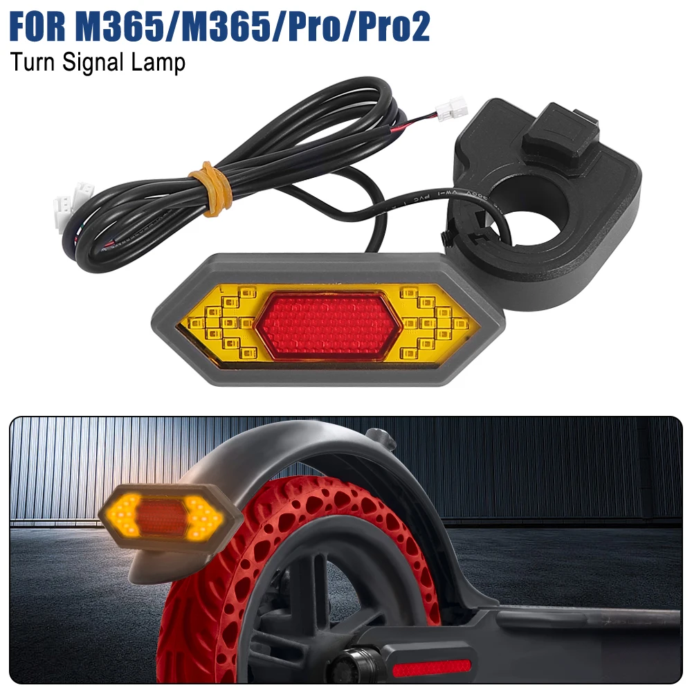 Clignotants Pour Trotinette Électrique - Kit Avec Poignée Lumineuse Et Télécommande - Compatible Xiaomi, Ninebot