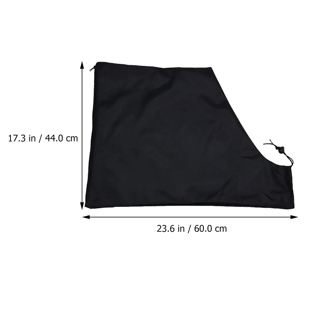 1Pcs 리프 블로워 진공 백 잔디밭 낙엽 수집 및 보관용 검정색 헤비 듀티 필터 진공 백