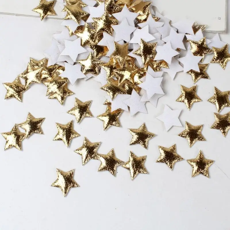5 Packs Sternflecken Eisen auf Patches glitzernde Sternapplikationen für Party Holiday Y08E – Detail 9