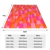 Abstract, Pink And Orange, Paint Brush Effect Blanket Fleece Multi-function Throw Blankets Blanket For Home Throws Bedspread 3