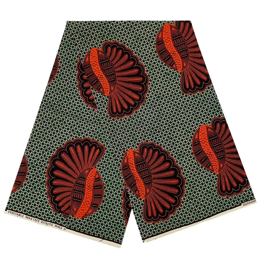New Design 100% Cotton Top Quality Holland Wax African Fabric For Wedding Dress Making Craft Loincloth T8